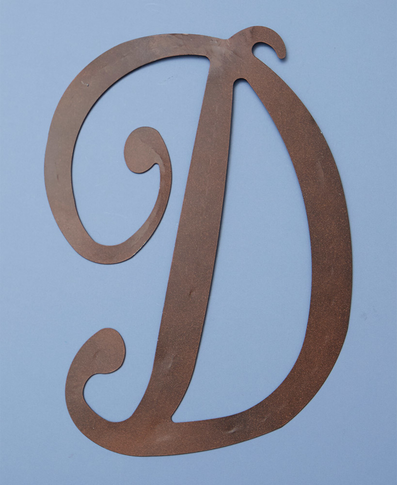 Afoyft D Large Rustic Metal Monogram Letter Front Door Porch Patio
