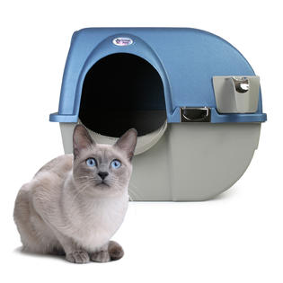 Omega Paw Premium Roll N Clean Self Cleaning Cat Litter Box Large