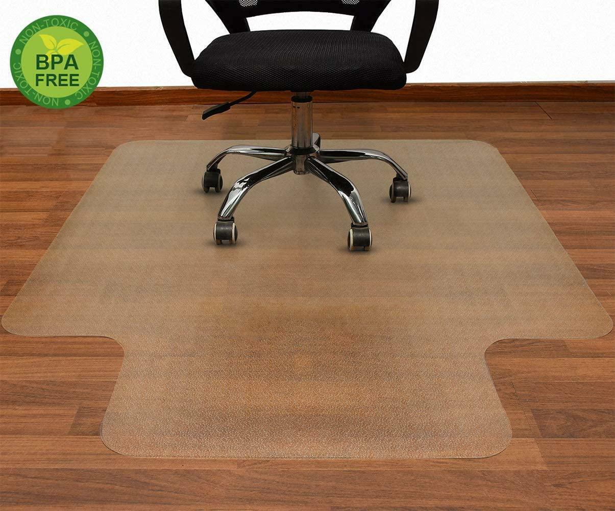 Aibob 53 X 45 Inches Office Chair Mat, Hardwood Floor Mat