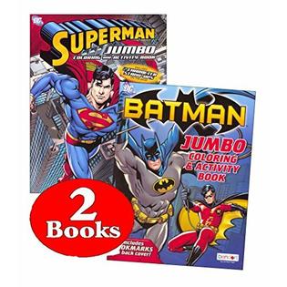 bendon publishing dc comics batman  superman coloring and
