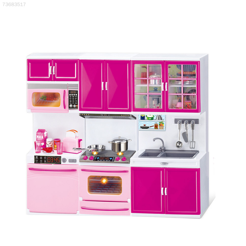 Kitchen Envo Toys Small Doll Play Set Pretend Mini Stove Kitchen Envo Toys Small Doll Play Set
