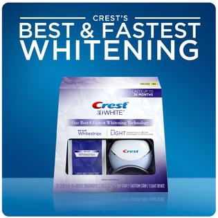 Crest 3d White Whitestrips With Light Teeth Whitening Kit 10