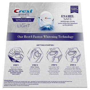 Crest 3d White Whitestrips With Light Teeth Whitening Kit 10