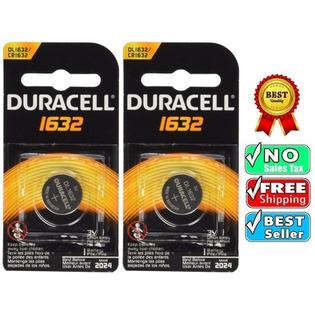 2 Pcs Duracell Cr1632 Dl1632 Lithium Coin Cell Batteries 3v Usa Seller New