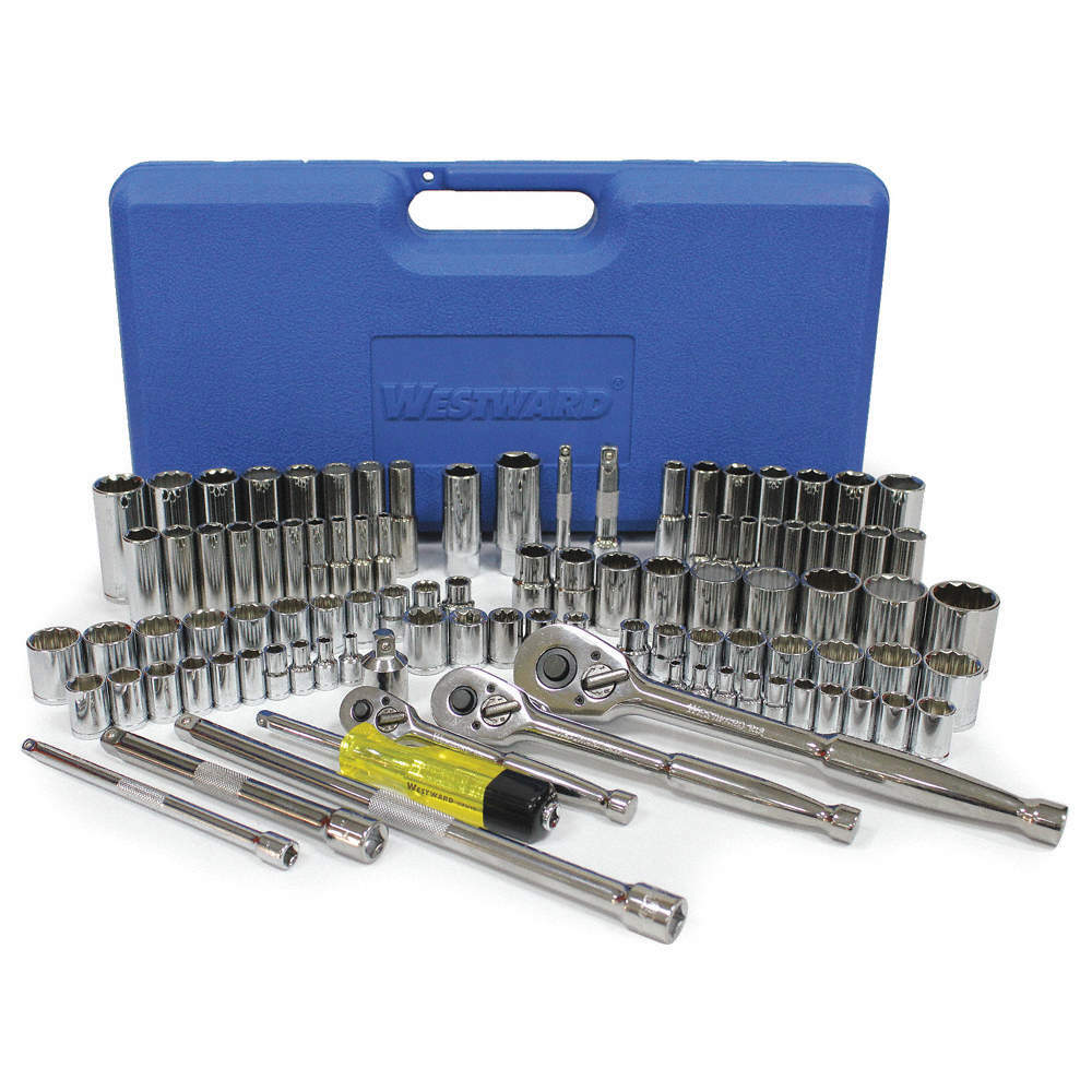 Westward 33hd77 Socket Wrench Set 1 4 3 8 1 2 Dr 99 Pc Westward 33hd77 Socket Wrench Set 1 4 3 8 1 2 Dr 99 Pc