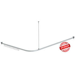 L Shaped Corner Shower Rod