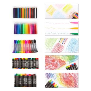 Zooawa 176 Pcs Kids Sketching Drawing Art Set Handle Box Art