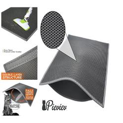 Pieviev Cat Litter Mat Rug Trapper Supplies Super Pet Large Blackhole Petmate Home Kitty