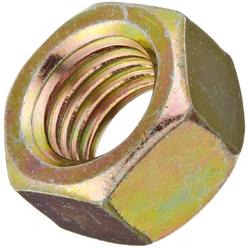 Small Parts Steel Hex Nut Zinc Yellow Chromate Plated Finish