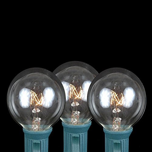Replacement Globe For Outdoor Light Novelty Lights 25 G40 5 Watt C7 E12 Outdoor Patio String Light Globe Replacement Bulbs Clear