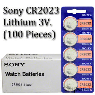 Sony Lithium Coin Battery Sony Cr2032 3v 100 Batteries Tracking Included