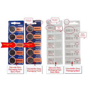 Sony Cr2032 3v Lithium Coin Cell Battery 500 Batteries Tracking Included