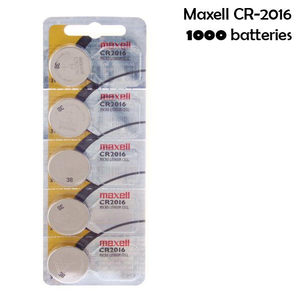 Maxell Cr2016 3 Volt Lithium 1000 Batteries Tracking Included