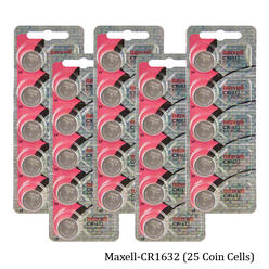 Maxell Cr1632 3 Volt Lithium 25 Batteries Tracking Included