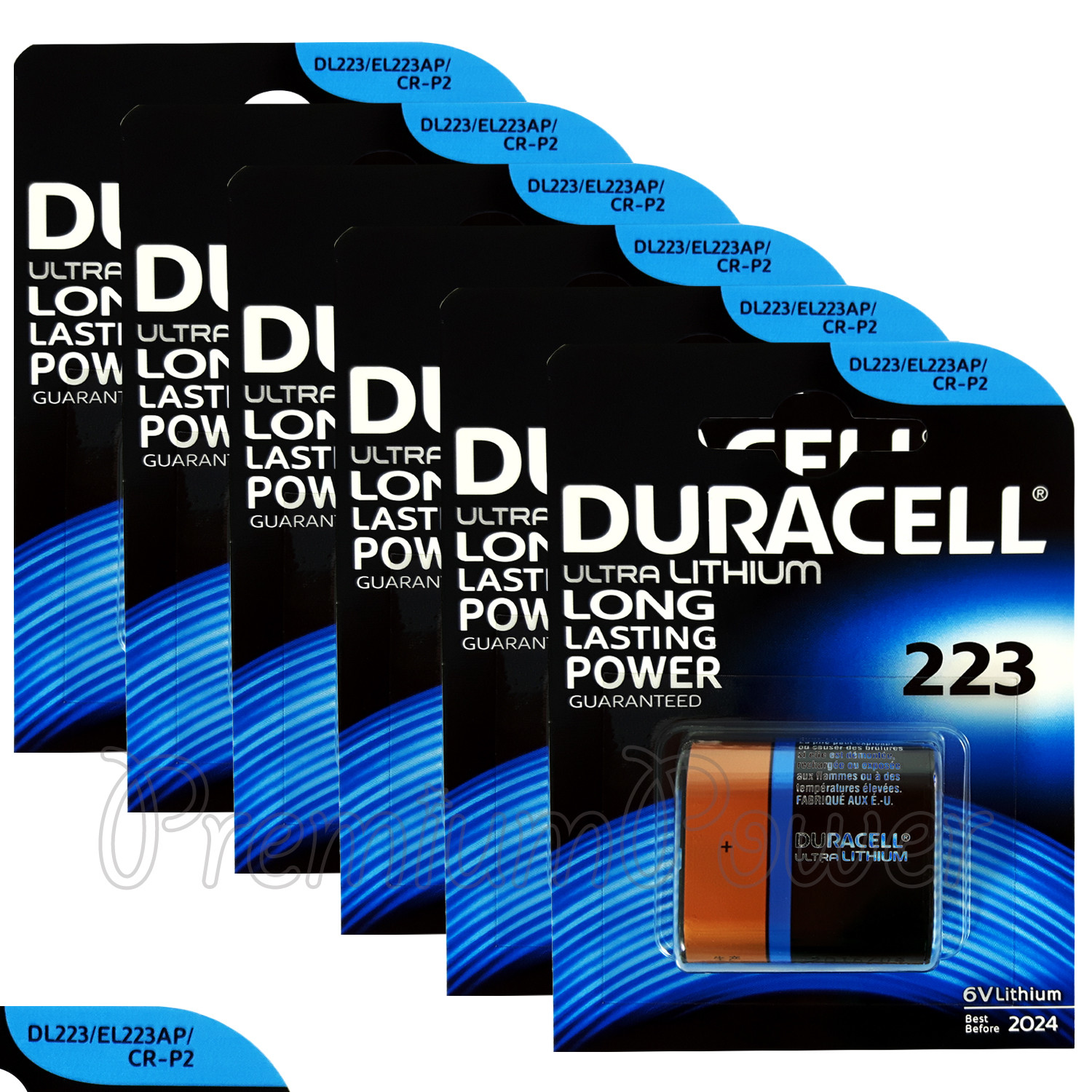 90505507 6 X Duracell Ultra Lithium Cr223 6v Batteries Dl223 El223ap Cr P2 Crp2 Exp 2024