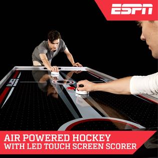 New Espn Premium 84 Inch Air Powered Hockey Table With Led Touch