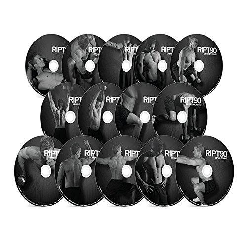 X Trainfit Ript90 90 Day 14 Dvd Workout Program With 14 Exercise Videos Training Guide