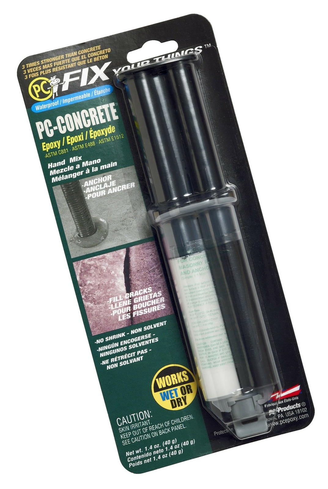 Pc Products 70086 Concrete Two Part Epoxy Adhesive Paste For Pc Products 70086 Concrete Two Part