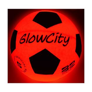 GlowCity Light Up LED Soccer Ball Blazing Red EditionGlows in The Dark with  GlowCity Light Up LED Soccer Ball Blazing Red EditionGlows in The Dark with