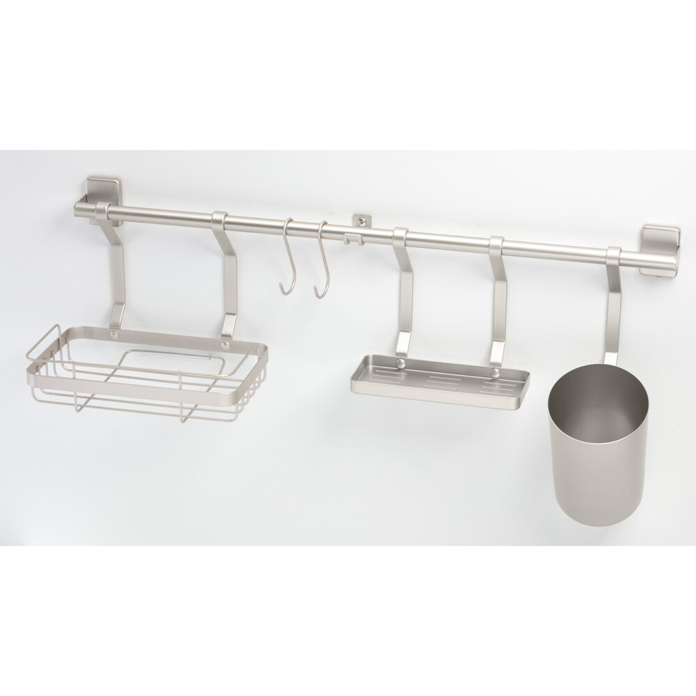 Interdesign Idesign Austin Kitchen Wall Organizer Rust Resistant Matte Satin Finish