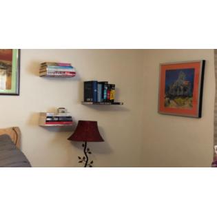 Umbra 3 Shelves Conceal Floating Book Shelf Invisible Wall Mount