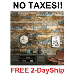 Blooming Wall 3d Faux Stone Brick Wall Mural Wallpaper For