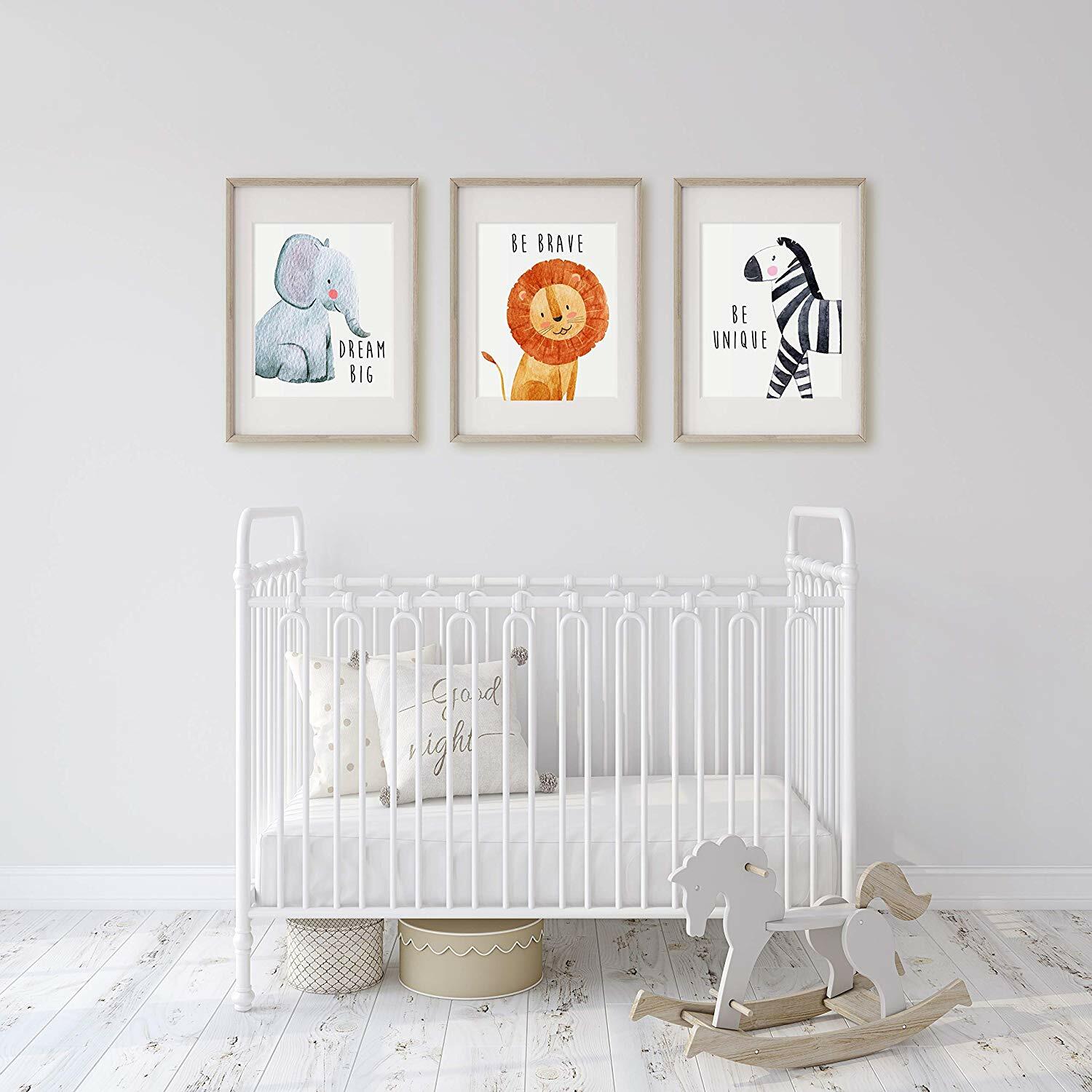 Throwback Traits Safari Baby Animals Baby Nursery Decor Baby