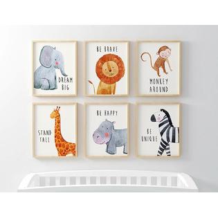 Throwback Traits Safari Baby Animals Baby Nursery Decor Baby