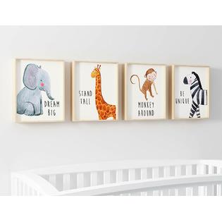 Throwback Traits Safari Baby Animals Baby Nursery Decor Baby