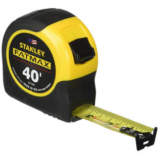 stanley tools fatmax foot tapes measuring coating rule tape