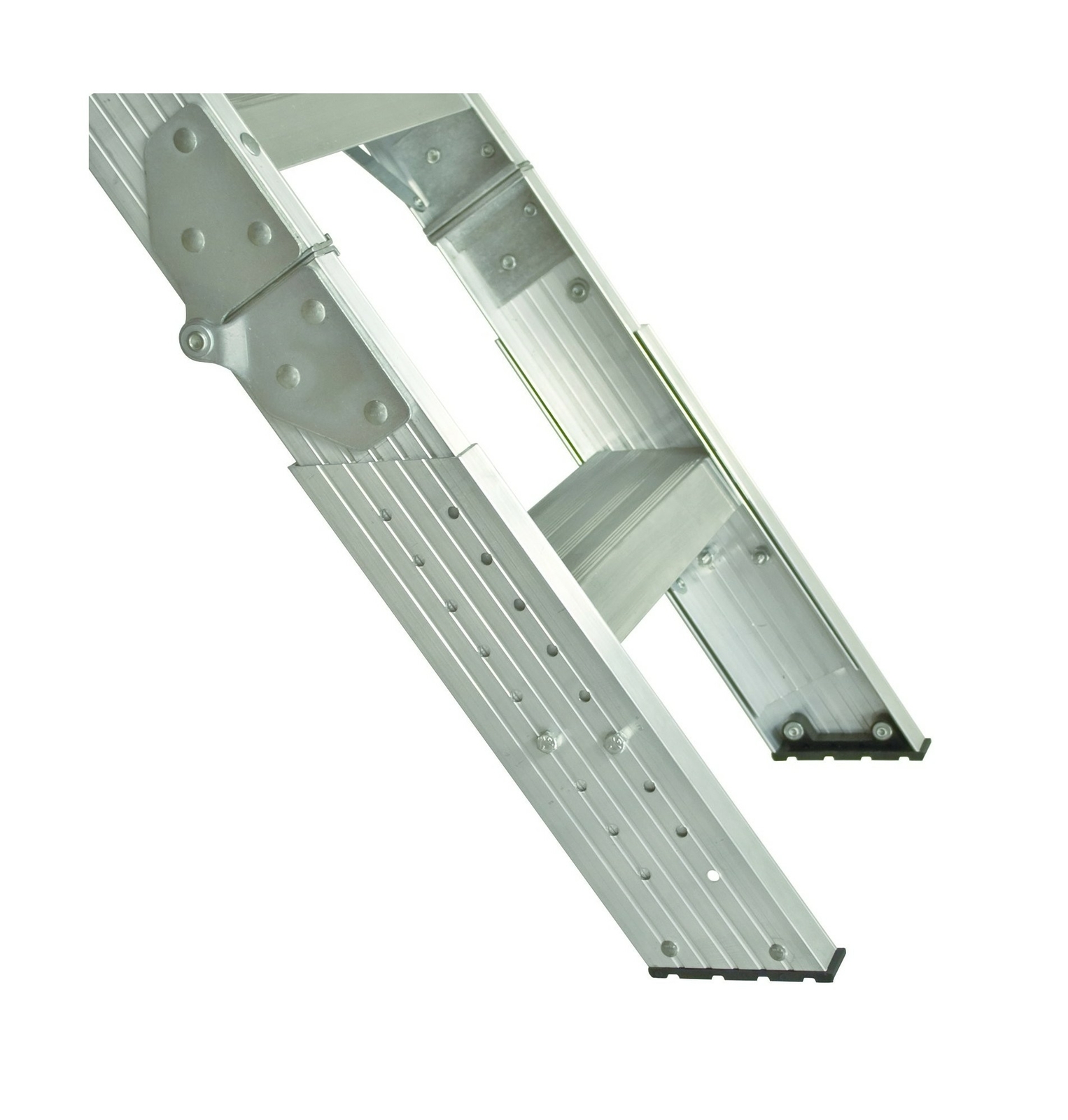 Louisville Attic Ladder Aluminum Silver Elite 7 8 10 Foot