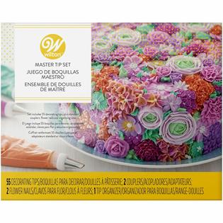 Wilton 55 Piece Master Icing Tip Set Cake Decorating Nozzle Piping