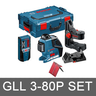 Bosch Gll3 80p Leveling Alignment Line Laser Bm1 Holder Lr2