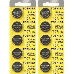 Energizer 10 X New Original Toshiba Cr2032 Cr 2032 3v Lithium Battery Br2032 Dl2032 Remote