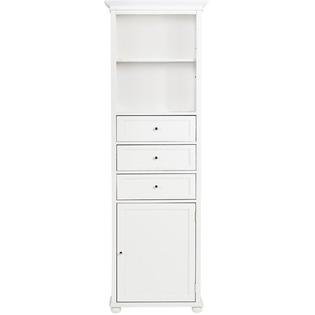 Home Decorators Collection Linen Cabinet Storage 1 Door 3 Drawers
