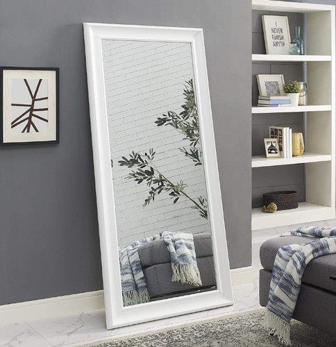 Floor Standing Picture Frames Sandberg Large Full Length Floor Mirror Standing Leaner Dressing Bedroom White Frame New
