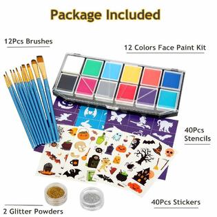 Blisstime Face Paint Kit Kids Adults All Occasions Halloween