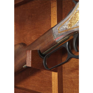 American Furniture Classics Gun Cabinet Storage Case Wood Wall