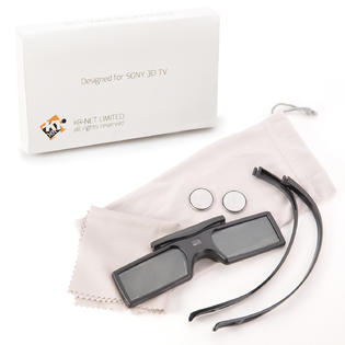 Kr Net Usa 2x Replacement Active Rf 3d Glasses For Sony Tv Projector Tdg Bt500a 400a