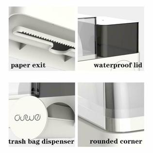 Ejayounger Self Adhesive Toilet Paper Holder Multifunction Bathroom Stand Cat Proof New