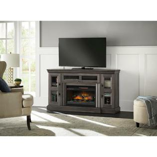Home Decorators Collection Electric Fireplace Abigail 60 Media Console Infrared Home Decor Remote Control