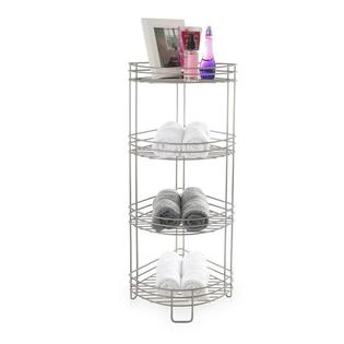 Corner Drainage 4 Tier Rust Resistant Free Standing Bathroom
