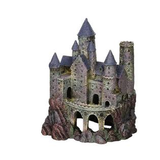 Penn Plax Large Magical Castle Aquarium Decor Ornaments Fish Tank