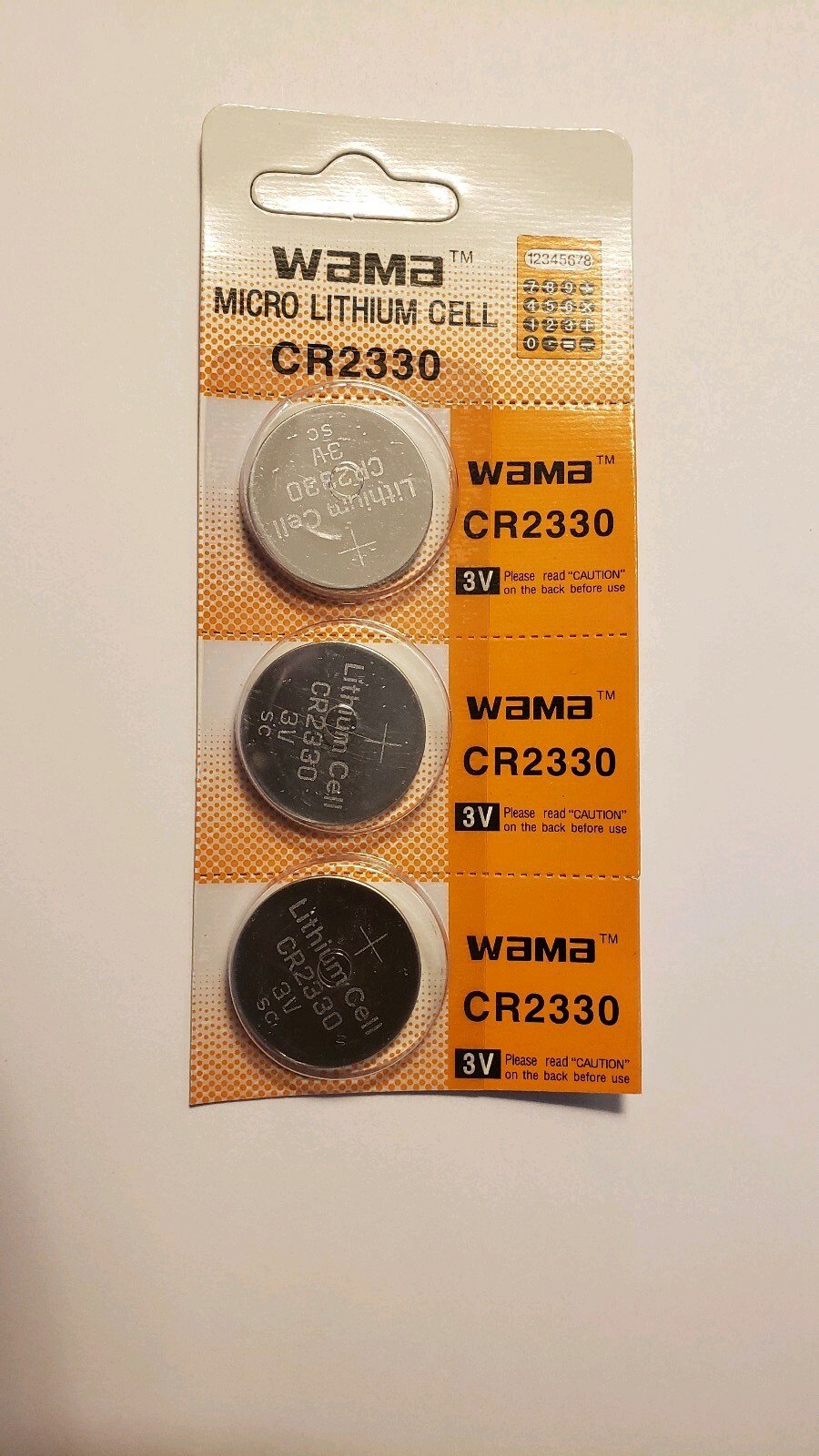 Wama 3 New Lithium Battery 3v Cr 2330 Br2330 Dl2330 Fast Shipping
