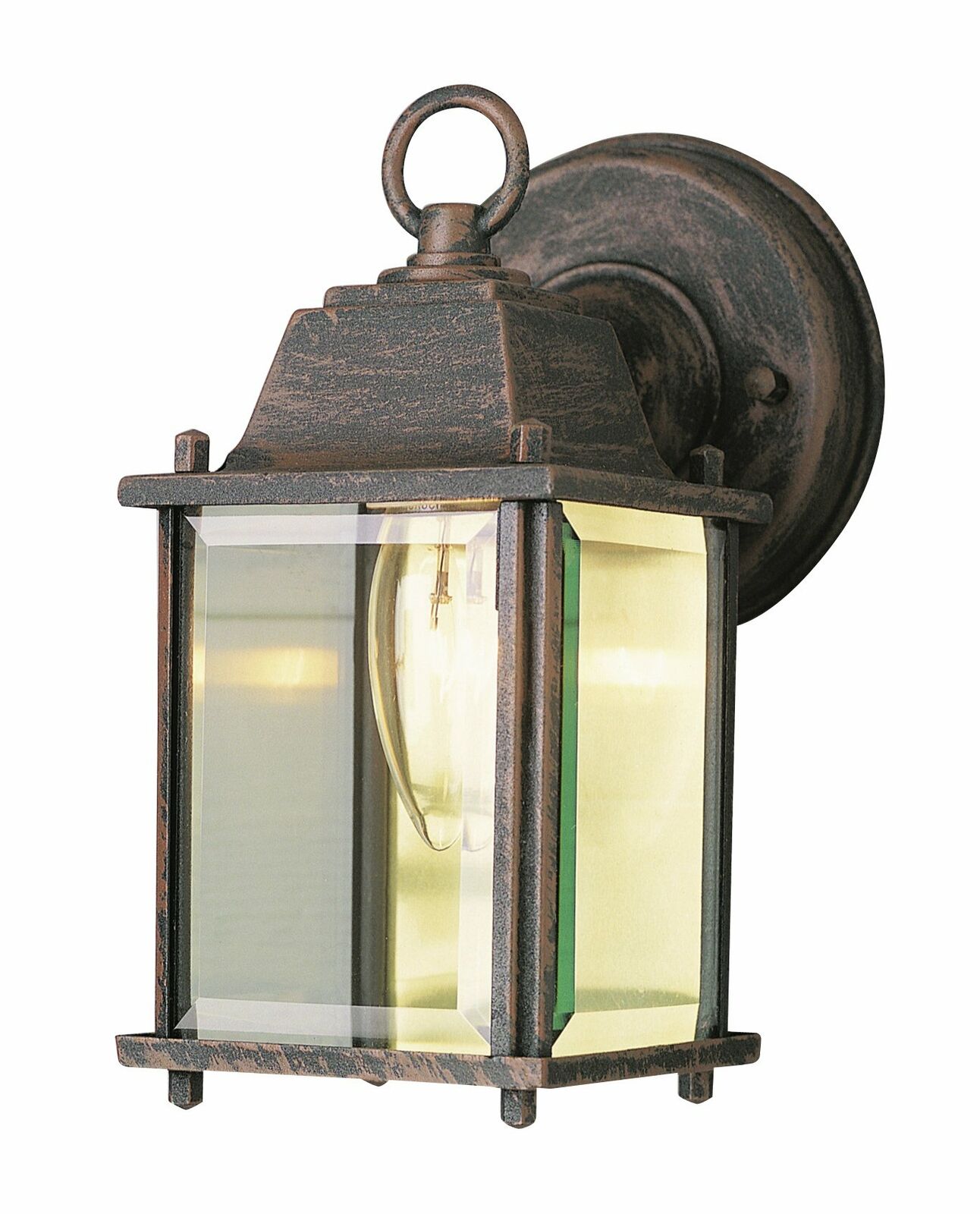 Trans Globe Lighting 4181 Bc Wentworth 1 Light 16 Inch Black Copper Outdoor Wall Lantern