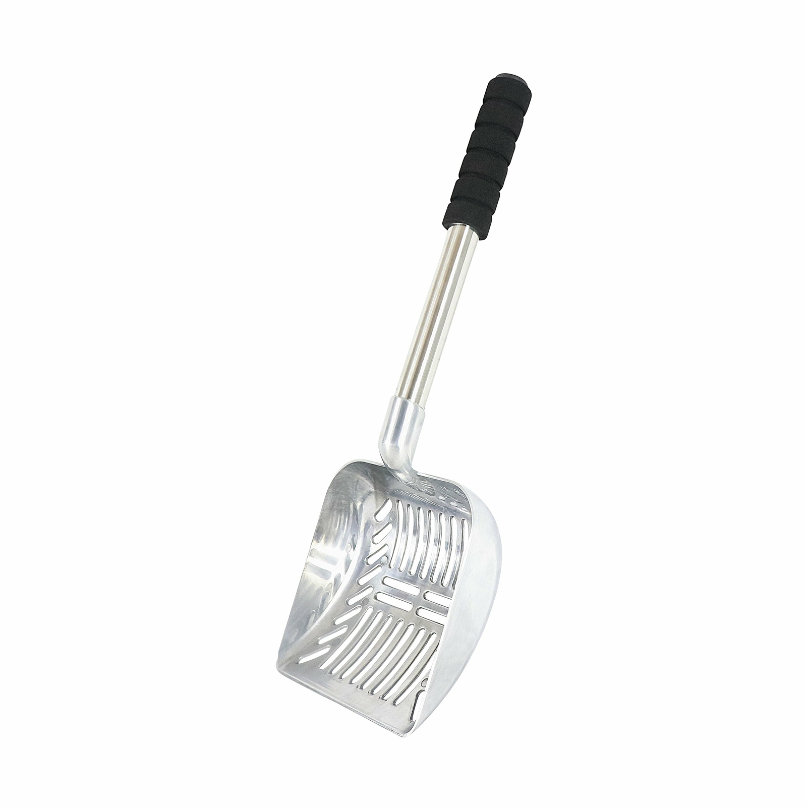 Brask Pet Cat Litter Scooper Metal Long Handle Sifter Scoop Lightweight Sifting Scoops