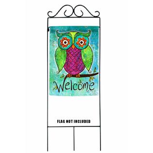 Toland Home Garden 447168 Garden Flag Holder Stand Iron Yard