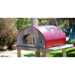 Bella Outdoor Beus40r Ultra40 Portable Wood Fired Pizza Oven Cart Red