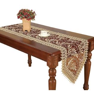 Simhomsen Burgundy Lace Table Runners And Dresser Scarves