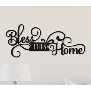 Betterwood Products Bless This Home Word Art Wood Cutout Bless This Home Word Art Wood Cutout